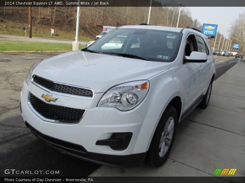 Summit White / Jet Black 2014 Chevrolet Equinox LT AWD