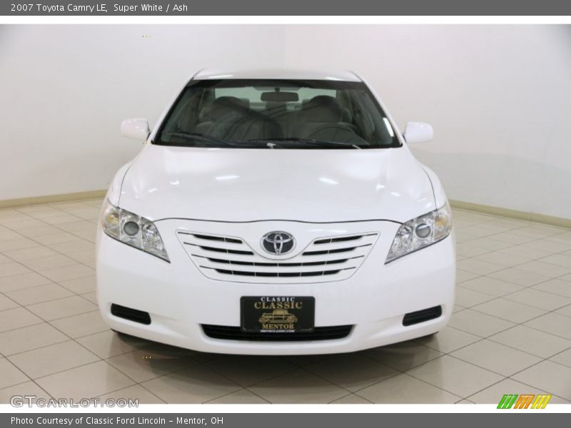 Super White / Ash 2007 Toyota Camry LE
