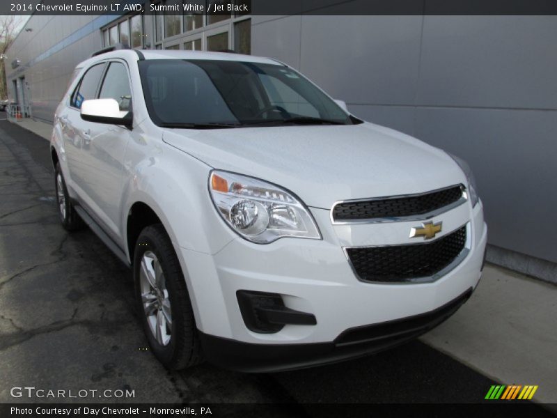 Summit White / Jet Black 2014 Chevrolet Equinox LT AWD