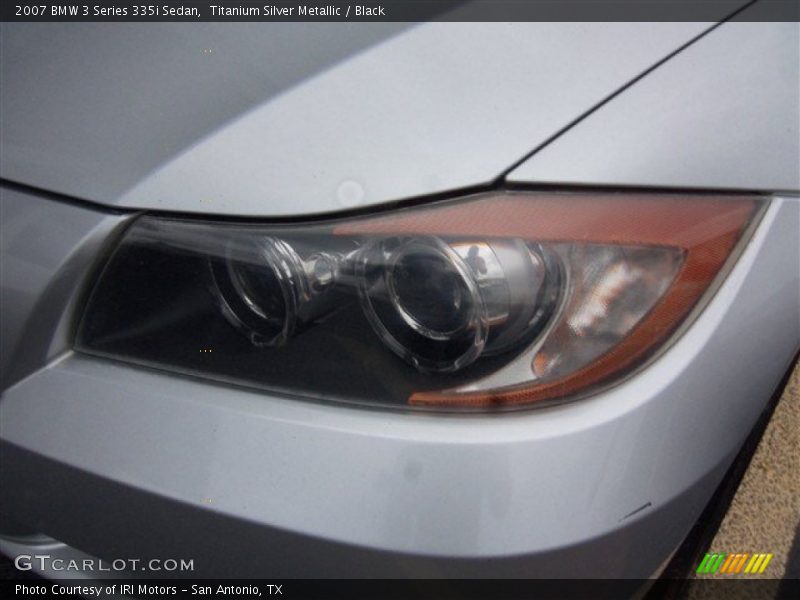 Titanium Silver Metallic / Black 2007 BMW 3 Series 335i Sedan