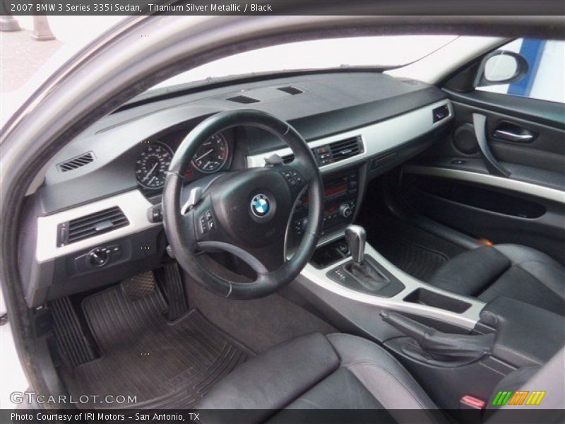 Titanium Silver Metallic / Black 2007 BMW 3 Series 335i Sedan