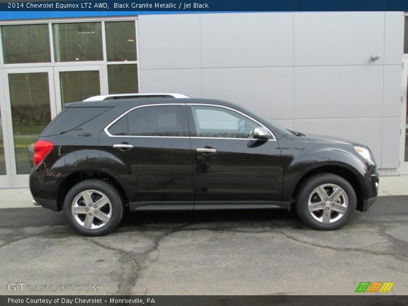 Black Granite Metallic / Jet Black 2014 Chevrolet Equinox LTZ AWD