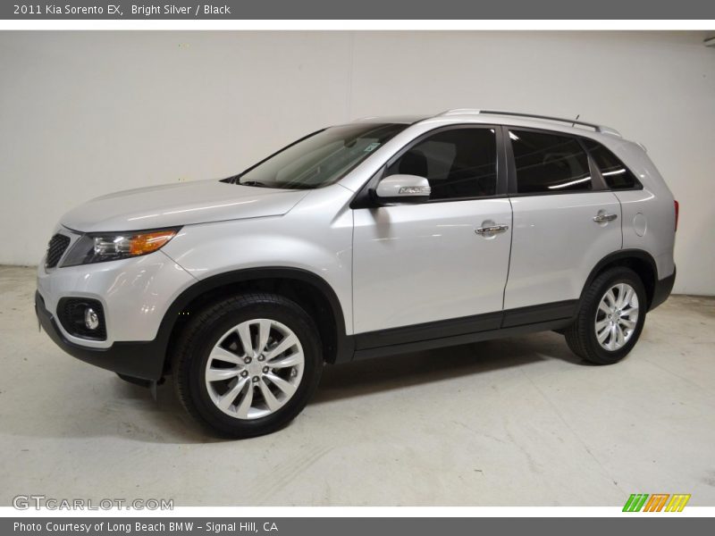 Bright Silver / Black 2011 Kia Sorento EX