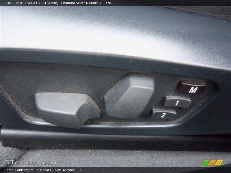 Titanium Silver Metallic / Black 2007 BMW 3 Series 335i Sedan