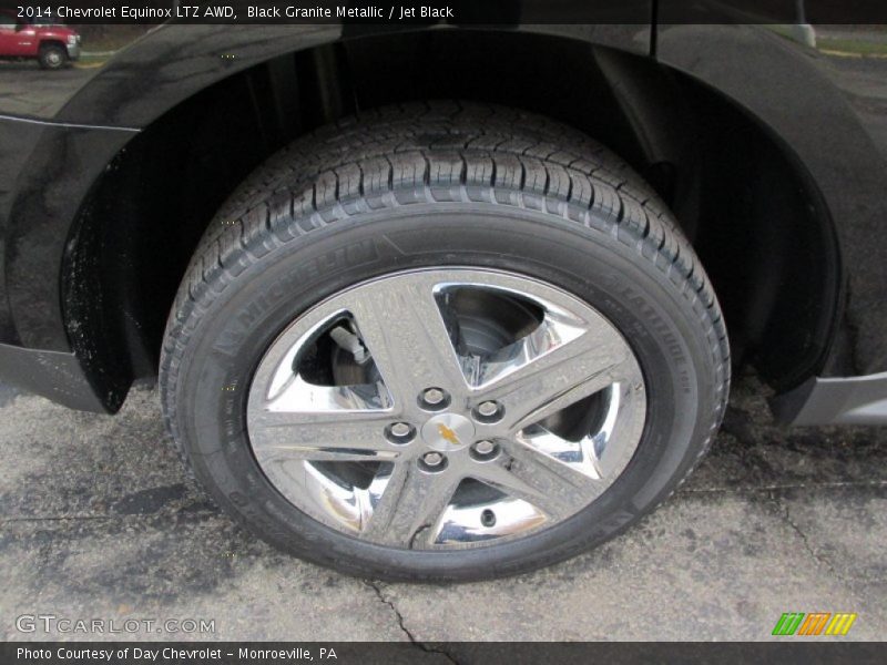 Black Granite Metallic / Jet Black 2014 Chevrolet Equinox LTZ AWD