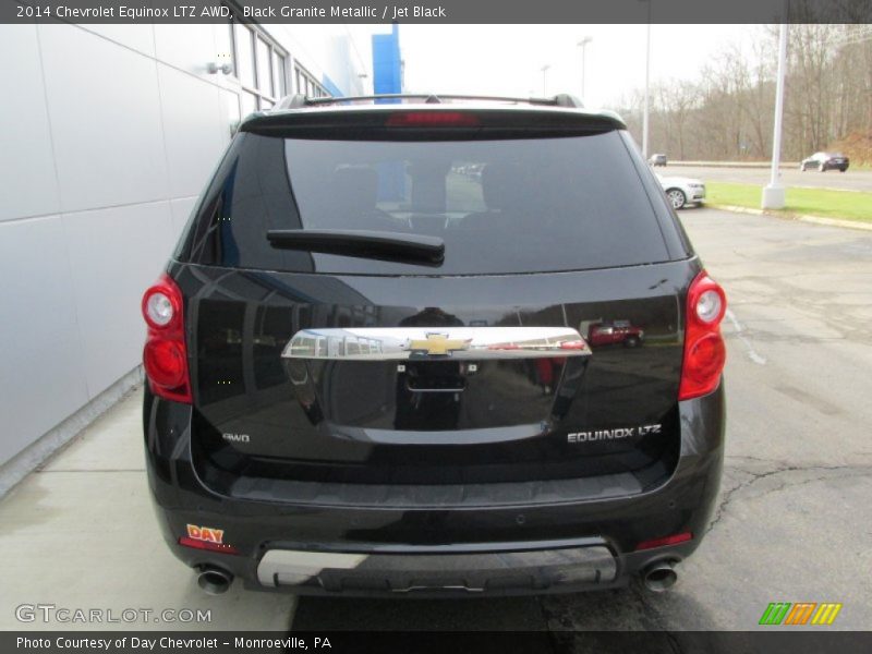 Black Granite Metallic / Jet Black 2014 Chevrolet Equinox LTZ AWD