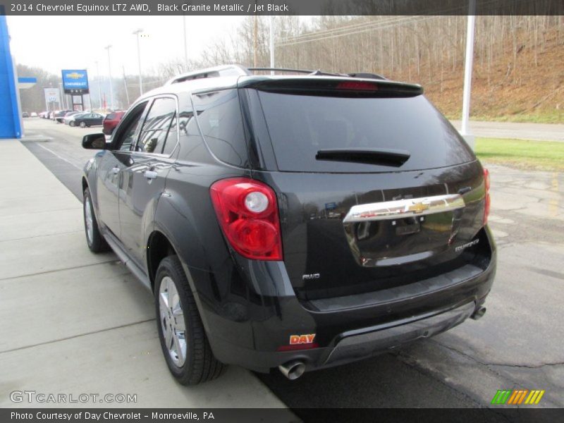 Black Granite Metallic / Jet Black 2014 Chevrolet Equinox LTZ AWD