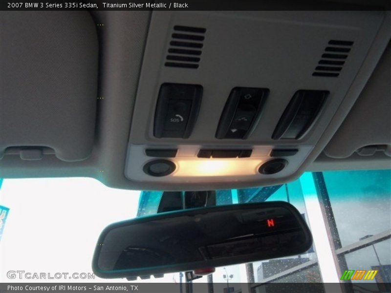 Titanium Silver Metallic / Black 2007 BMW 3 Series 335i Sedan