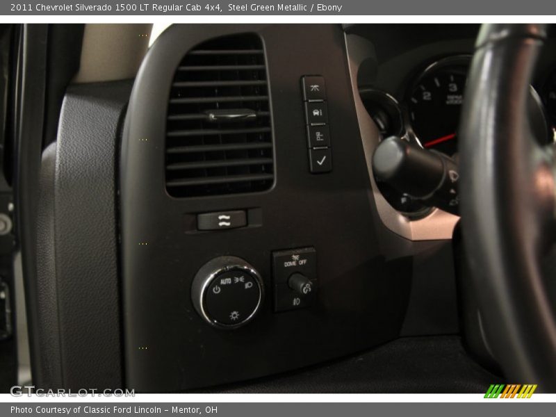 Steel Green Metallic / Ebony 2011 Chevrolet Silverado 1500 LT Regular Cab 4x4