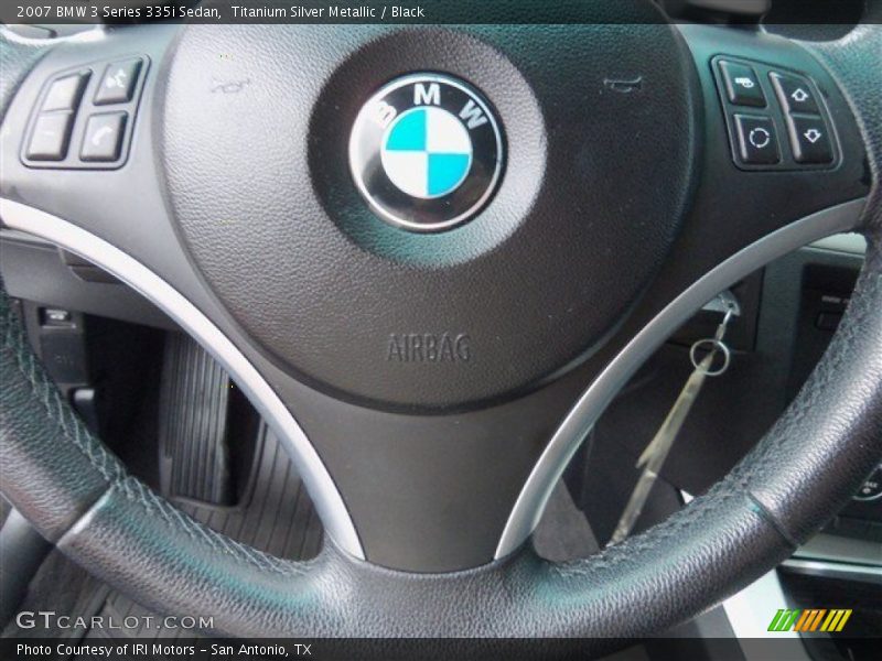 Titanium Silver Metallic / Black 2007 BMW 3 Series 335i Sedan