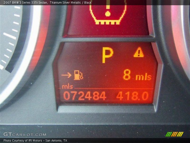 Titanium Silver Metallic / Black 2007 BMW 3 Series 335i Sedan