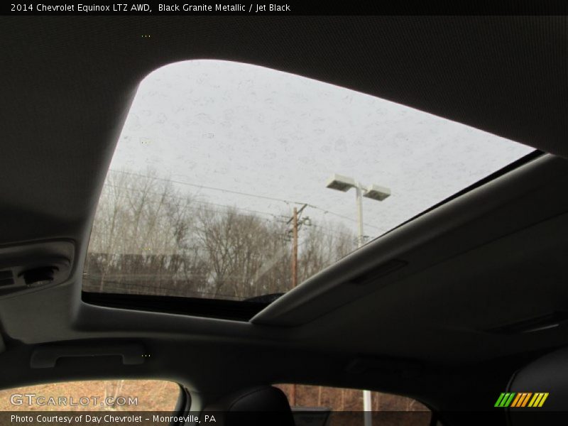 Black Granite Metallic / Jet Black 2014 Chevrolet Equinox LTZ AWD