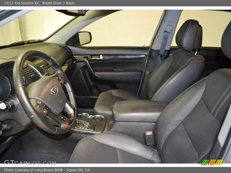 Bright Silver / Black 2011 Kia Sorento EX