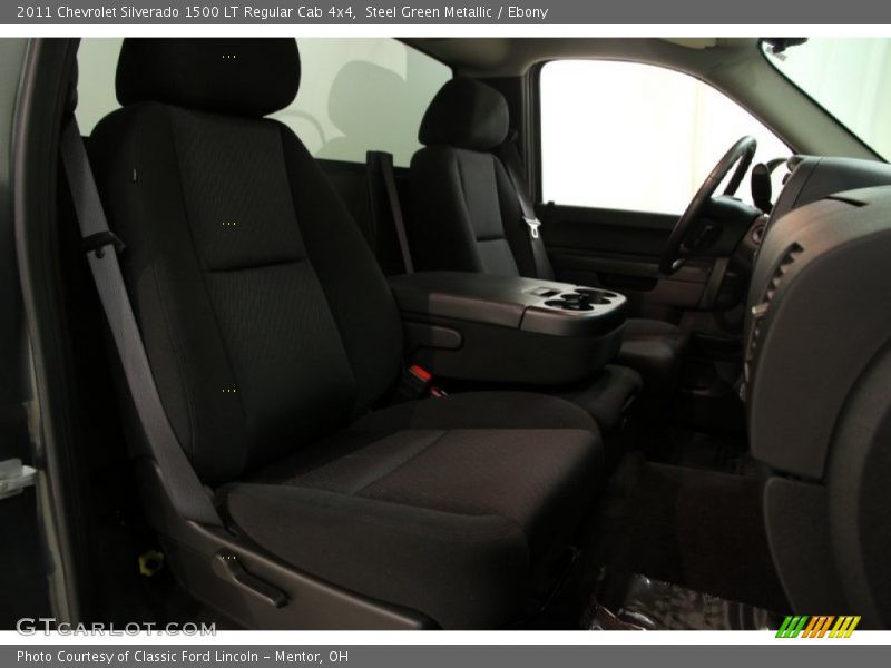 Steel Green Metallic / Ebony 2011 Chevrolet Silverado 1500 LT Regular Cab 4x4