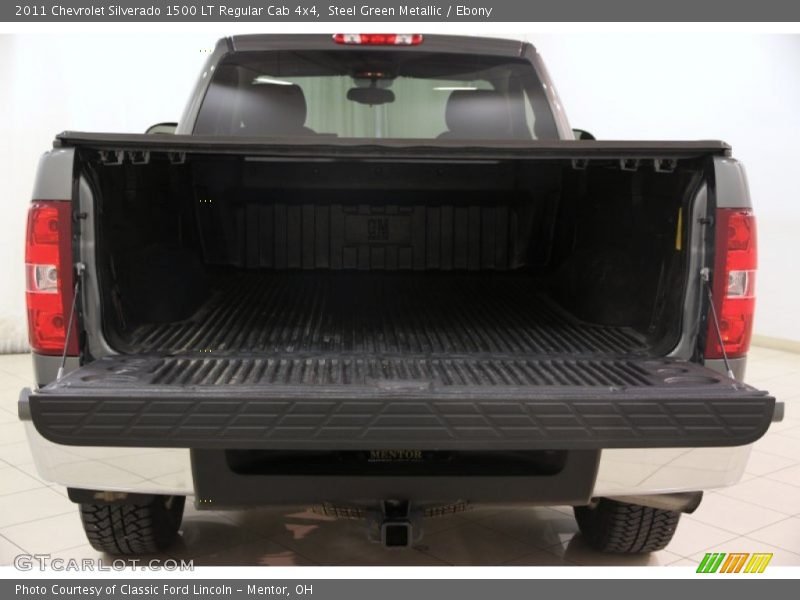 Steel Green Metallic / Ebony 2011 Chevrolet Silverado 1500 LT Regular Cab 4x4