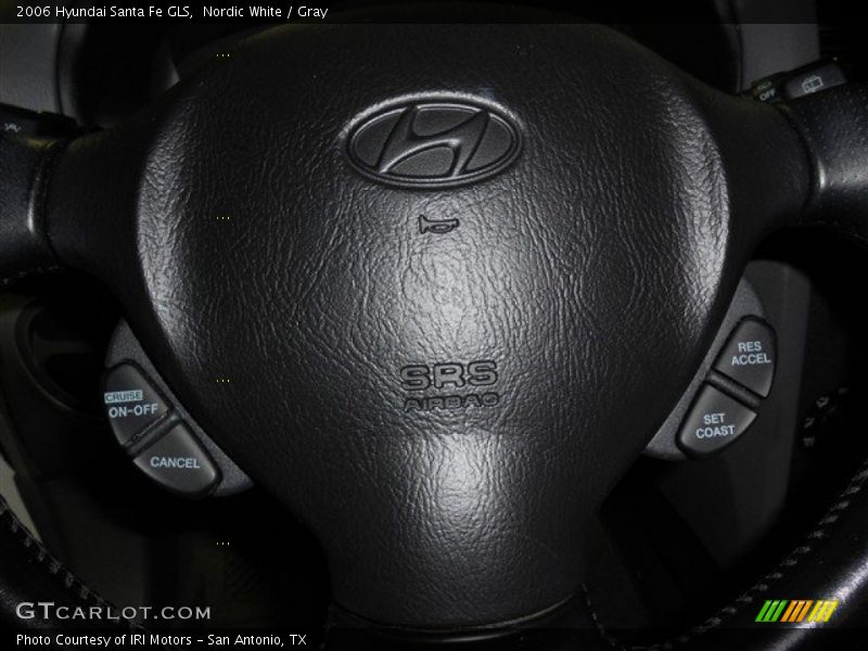 Nordic White / Gray 2006 Hyundai Santa Fe GLS