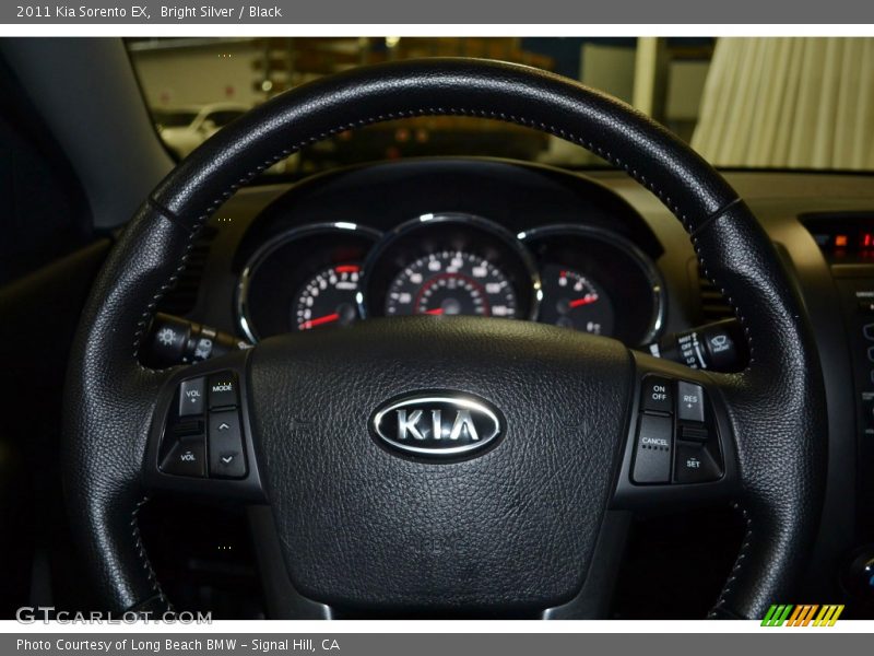Bright Silver / Black 2011 Kia Sorento EX