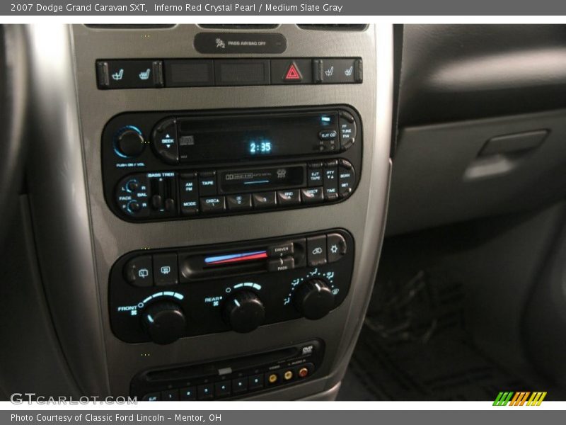 Inferno Red Crystal Pearl / Medium Slate Gray 2007 Dodge Grand Caravan SXT