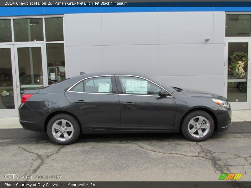 Ashen Gray Metallic / Jet Black/Titanium 2014 Chevrolet Malibu LS
