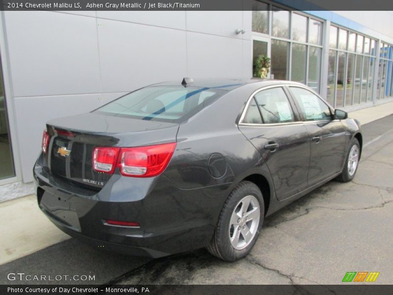 Ashen Gray Metallic / Jet Black/Titanium 2014 Chevrolet Malibu LS