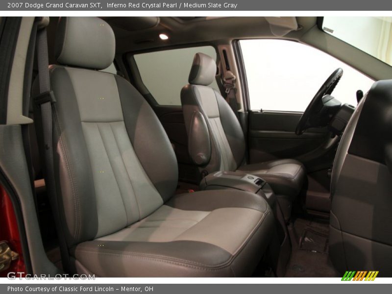 Inferno Red Crystal Pearl / Medium Slate Gray 2007 Dodge Grand Caravan SXT