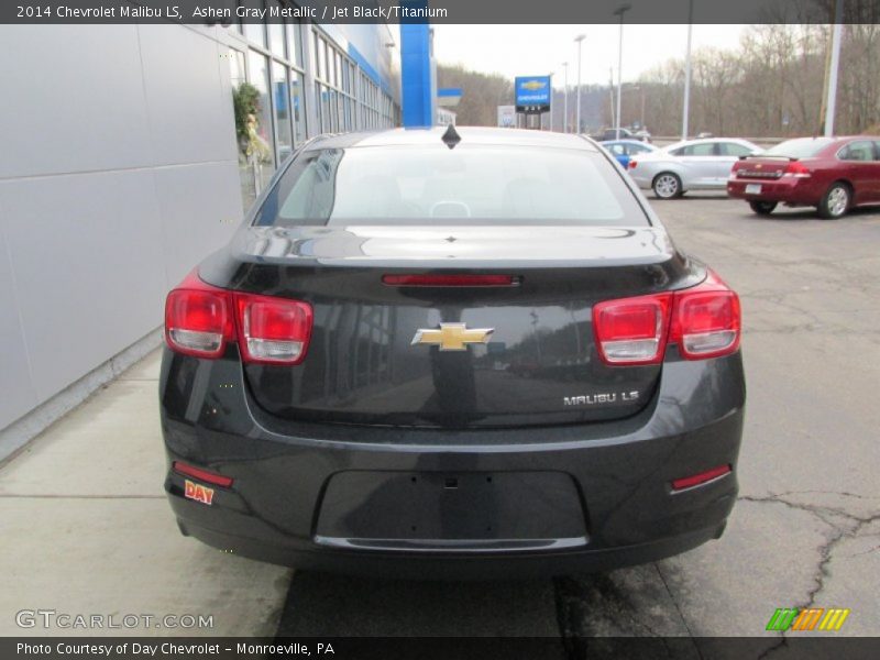 Ashen Gray Metallic / Jet Black/Titanium 2014 Chevrolet Malibu LS