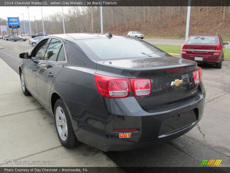 Ashen Gray Metallic / Jet Black/Titanium 2014 Chevrolet Malibu LS