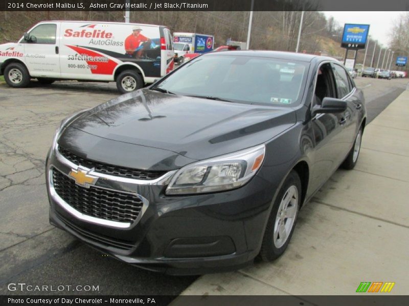 Ashen Gray Metallic / Jet Black/Titanium 2014 Chevrolet Malibu LS