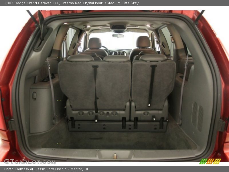 Inferno Red Crystal Pearl / Medium Slate Gray 2007 Dodge Grand Caravan SXT