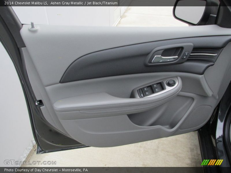Ashen Gray Metallic / Jet Black/Titanium 2014 Chevrolet Malibu LS