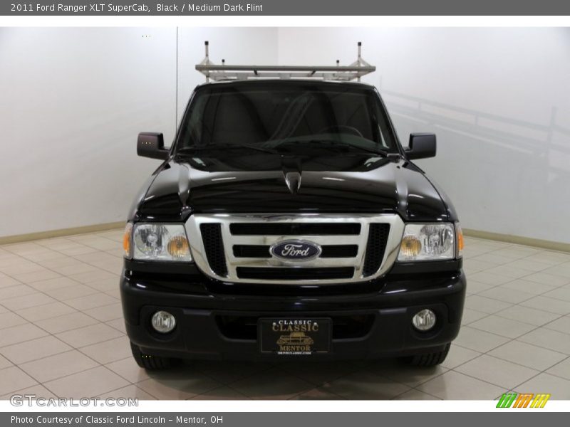 Black / Medium Dark Flint 2011 Ford Ranger XLT SuperCab