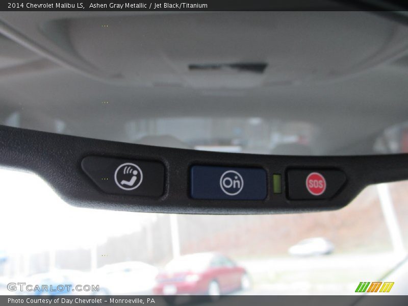 Ashen Gray Metallic / Jet Black/Titanium 2014 Chevrolet Malibu LS