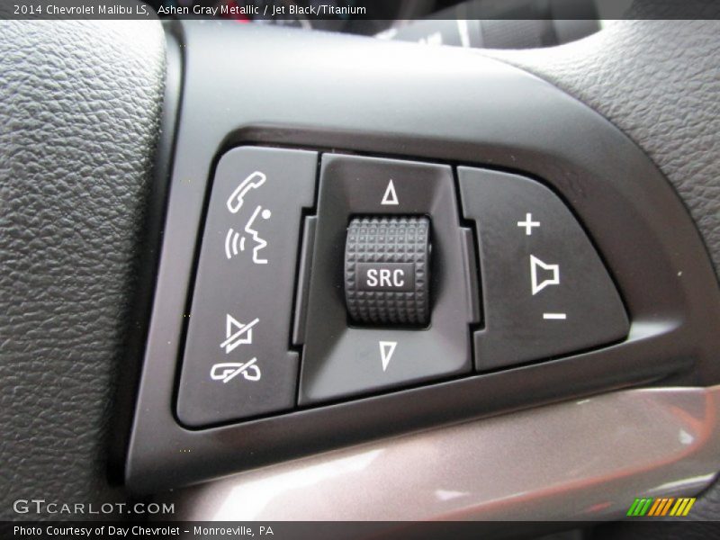 Ashen Gray Metallic / Jet Black/Titanium 2014 Chevrolet Malibu LS