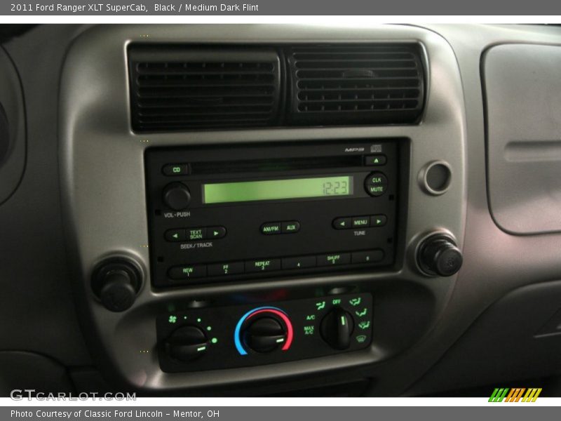 Black / Medium Dark Flint 2011 Ford Ranger XLT SuperCab