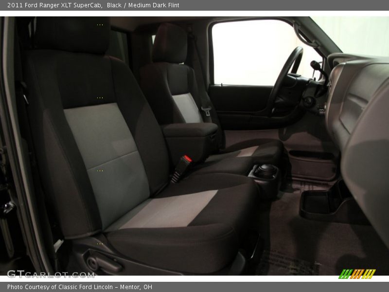 Black / Medium Dark Flint 2011 Ford Ranger XLT SuperCab