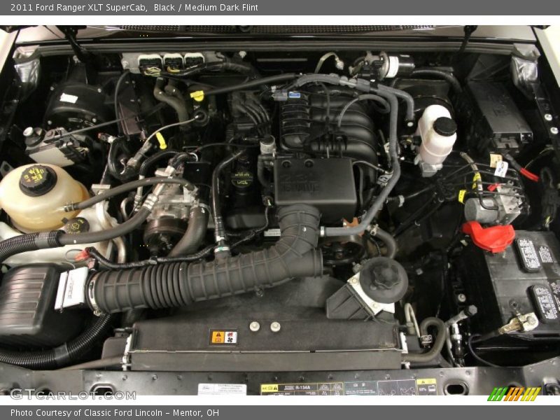 Black / Medium Dark Flint 2011 Ford Ranger XLT SuperCab