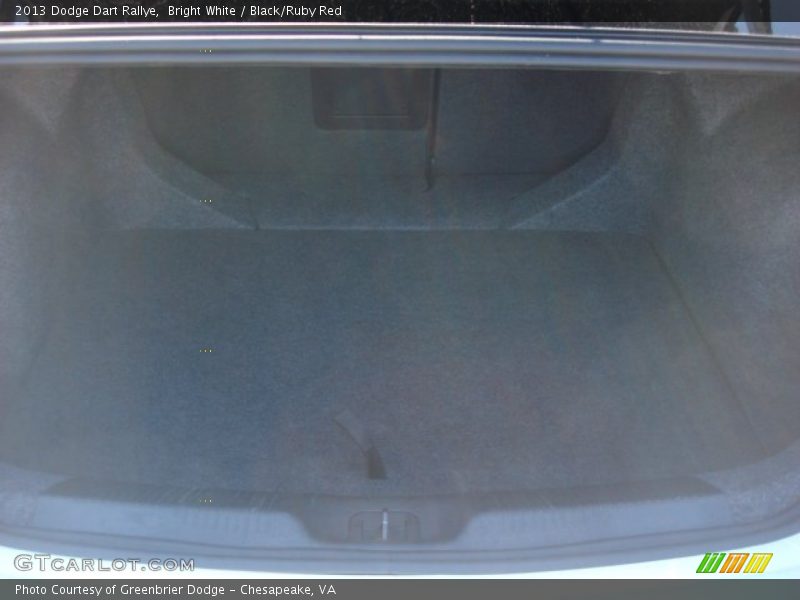 Bright White / Black/Ruby Red 2013 Dodge Dart Rallye