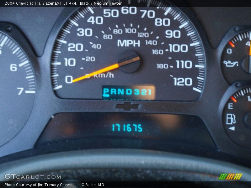 Black / Medium Pewter 2004 Chevrolet TrailBlazer EXT LT 4x4