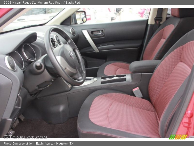Venom Red Pearl / Black/Red 2008 Nissan Rogue SL