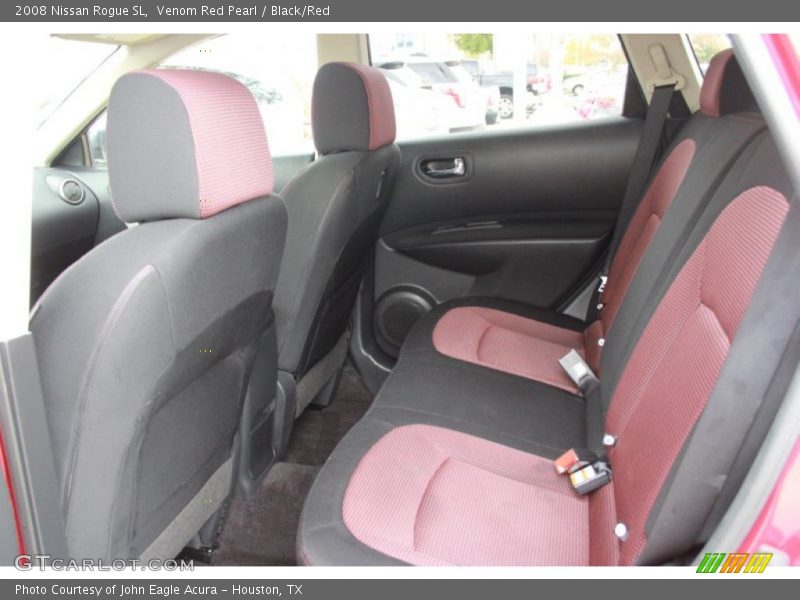 Venom Red Pearl / Black/Red 2008 Nissan Rogue SL