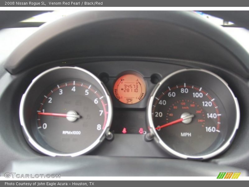 Venom Red Pearl / Black/Red 2008 Nissan Rogue SL