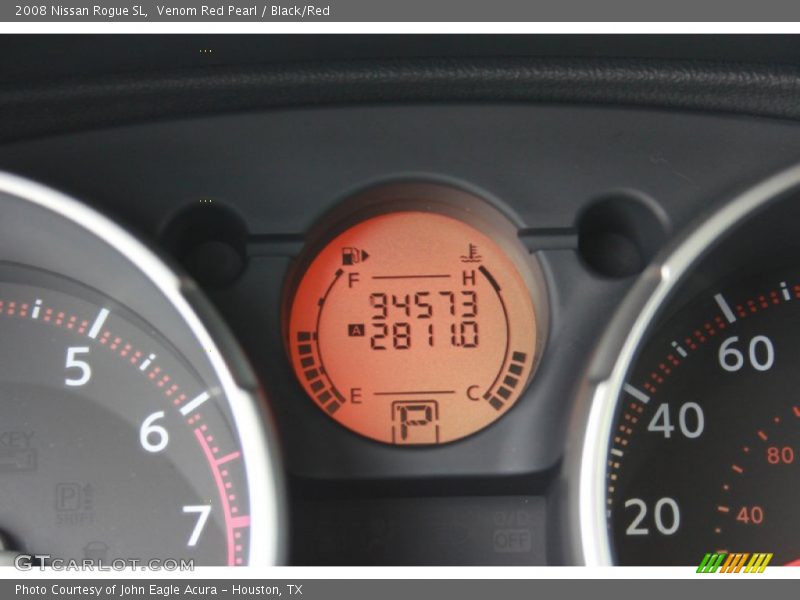 Venom Red Pearl / Black/Red 2008 Nissan Rogue SL