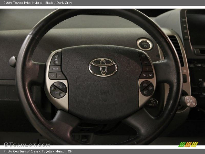 Black / Dark Gray 2009 Toyota Prius Hybrid