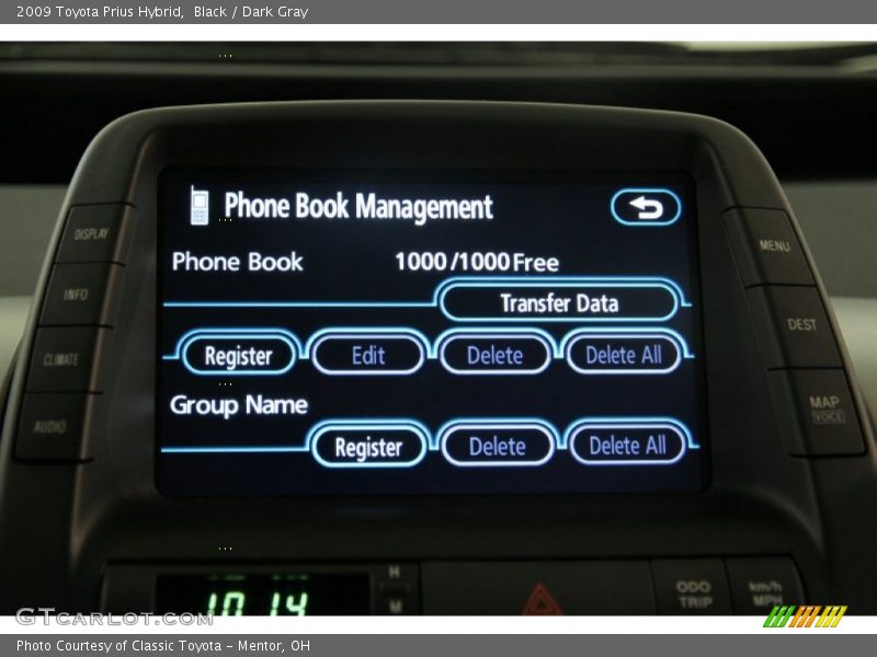Black / Dark Gray 2009 Toyota Prius Hybrid