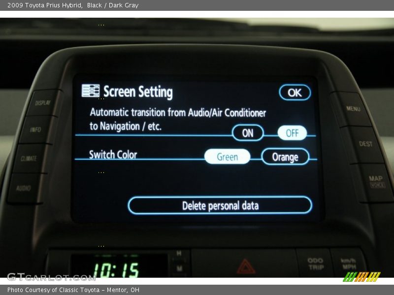 Black / Dark Gray 2009 Toyota Prius Hybrid