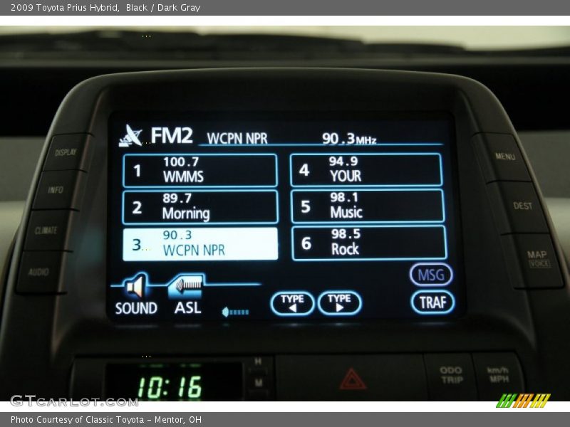 Black / Dark Gray 2009 Toyota Prius Hybrid