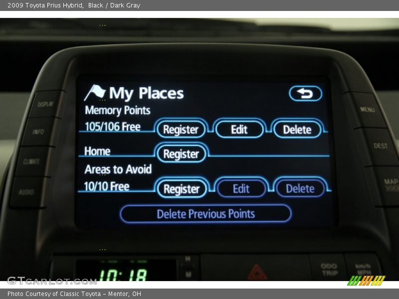 Black / Dark Gray 2009 Toyota Prius Hybrid