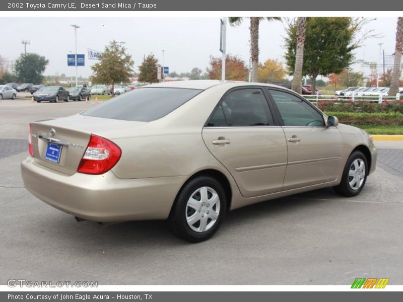 Desert Sand Mica / Taupe 2002 Toyota Camry LE