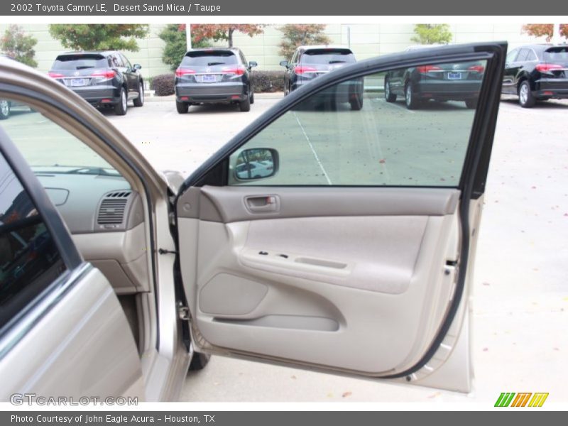 Desert Sand Mica / Taupe 2002 Toyota Camry LE