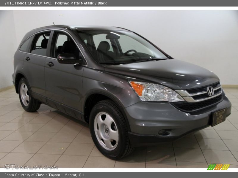 Polished Metal Metallic / Black 2011 Honda CR-V LX 4WD